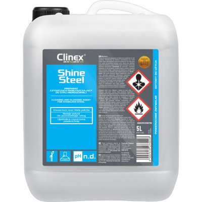 CLINEX SHINE STEEL čištění a leštění nerezu 5 l