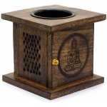 AWM Velká Aroma Lampa z Mangového Dřeva Budha – Zboží Dáma