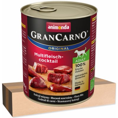 Animonda Gran Carno Adult masový kokteil 6 x 0,8 kg – Zboží Mobilmania