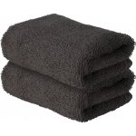 Livarno froté ručník pro hosty 30 x 50 cm 2 kusy antracitová – Hledejceny.cz