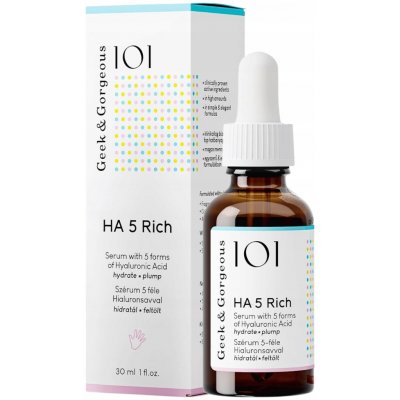 Geek & Gorgeous Ha 5 Rich sérum s kyselinou hyaluronovou 30 ml – Zboží Dáma