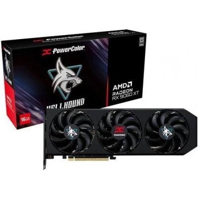 PowerColor Radeon RX 9060 XT Hellhound OC 16GB GDDR6 RX9060XT 16G-L/OC – Hledejceny.cz
