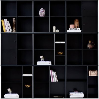 Hammel Furniture Mistral Kubus nástěnná knihovna černá – Zboží Mobilmania