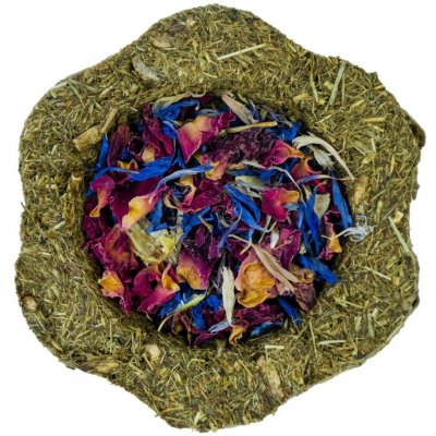 Limara Bezobilná krmná miska Goody Crunch Růže Chrpa 50 g – Zboží Mobilmania