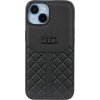 Pouzdro a kryt na mobilní telefon Apple Audi Genuine Leather - ochranný kryt pro iPhone 14, černý AU-TPUPCIP14-Q8/D1-BK