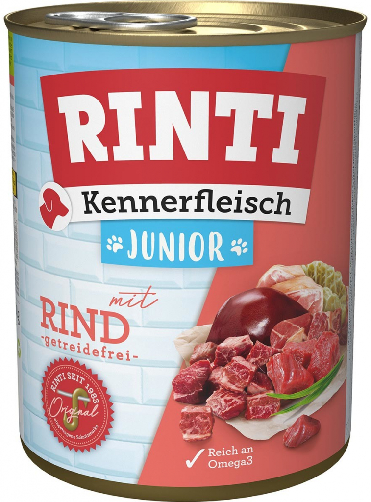 Rinti Kennerfleisch Junior hovězí 24 x 800 g