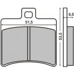 RMS Brzdové destičky 0310 RMS 225100310 | Zboží Auto