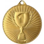 Designová kovová medaile Stupně vítězů Zlatá 4,5 cm – Zboží Dáma