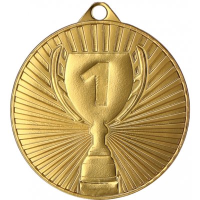Designová kovová medaile Stupně vítězů Zlatá 4,5 cm – Zboží Dáma
