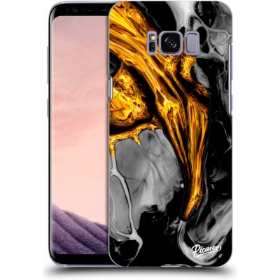 Pouzdro Picasee silikonové Samsung Galaxy S8 G950F - Black Gold čiré – Zboží Mobilmania