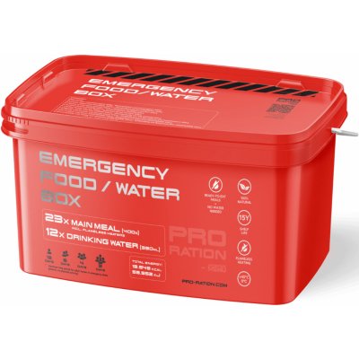 Nouzové balení potravin Emergency Food/Water BOX , Adventure Menu – Hledejceny.cz