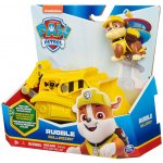 Spin Master Paw Patrol Tlapková Patrola Základní vozidlo s figurkou Rubble – Zboží Dáma