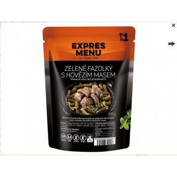 EXPRES MENU Zelené fazolky s hovězím masem 300 g
