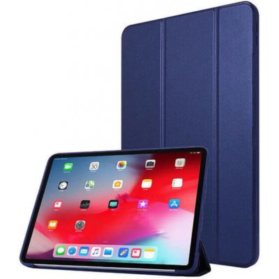 SES 2v1 Smart flip cover + zadní silikonový ochranný obal pro Apple iPad Pro 11" 2021 M1 3.generace 10793 modrý