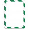 Stojan na plakát tarifold Magneto Solo - bezpečnostní magnetický rámeček, A4, zeleno-bílý