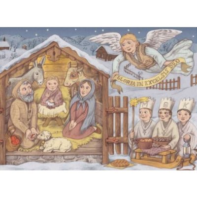 Pohlednice Vánoční 7 – Zboží Dáma