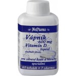 MedPharma Vápník 600 mg + vitamin D 67 tobolek – Hledejceny.cz