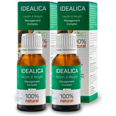 Idealica pro detoxikaci a hubnutí s výtažky z tumeriku grifonku a lotosového listu SET 2 x 20 ml – Zbozi.Blesk.cz