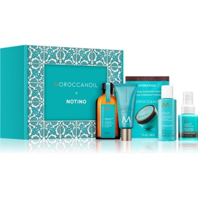 Moroccanoil x Notino vlasová kúra pro všechny typy vlasů 50 ml + hydratační šampon s arganovým olejem 70 ml + intenzivně hydratační a vyživující maska pro suché a normální vlasy 30 ml + krém na ruce 4 – Zboží Mobilmania