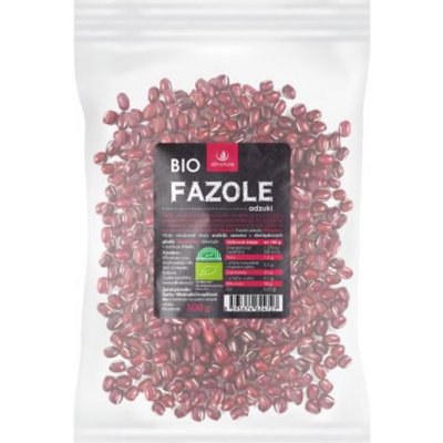 Allnature Fazole adzuki BIO Bez příchutě 0,5 kg – Zbozi.Blesk.cz