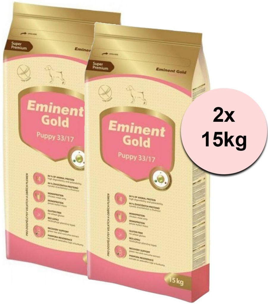 Eminent Gold Puppy 33/17 2 x 15 kg