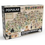 POPULAR Mapa Slovenska 160 dílků – Zboží Dáma