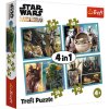 Puzzle Trefl 34377 Star Wars Baby Yoda 4 v 1 35 48 54 70 dílků