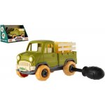 Teddies Auto nákladní šroubovací plast 14cm se šroubovákem na volný chod v krabičce 19x12x9cm – Zboží Dáma