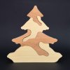 Dřevěná hračka Amadea dřevěné puzzle strom 25 cm