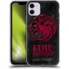 Pouzdro a kryt na mobilní telefon Apple Pouzdro HEAD CASE Apple iPhone 11 Hra o trůny - Sigils Targaryen - Fire and Blood