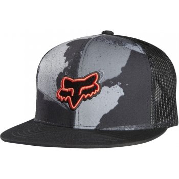 Fox Carnage Camo Snapback Hat charcoal