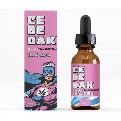 Cebedak CBD olej full spectrum 15% 1500 mg 10 ml – Zboží Mobilmania
