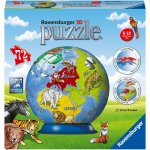 Ravensburger 3D puzzleball globus se zvířaty anglický 72 ks – Sleviste.cz