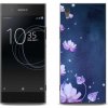 Pouzdro a kryt na mobilní telefon Sony Pouzdro mmCase gelové Sony Xperia XA1 Plus - padající květy