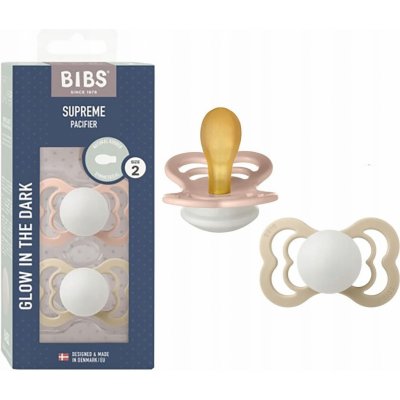 Bibs Supreme kaučuk 2ks Blush nočný Vanilla nočný – Sleviste.cz