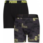 Puma Boys Logo Print Boxer (2 PAIRS) 938194-01 černé – Sleviste.cz