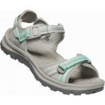 Keen Terradora II Open Toe Sandal W light grey ocean wave šedá – Zboží Dáma