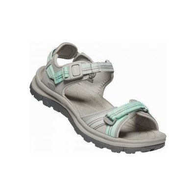 Keen Terradora II Open Toe Sandal W light grey/ocean wave šedá – Zboží Mobilmania