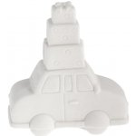 Storefactory Scandinavia Vánoční dekorace autíčko Hjulstad Gift White – Zboží Mobilmania