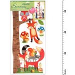 Anděl 10096 samolepící dekorace strom s lesními zvířátky 70x33cm – Zboží Dáma