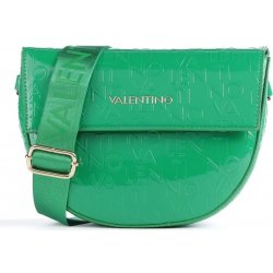 Valentino bags crossbody kabelka půlměsíc lesk zelená