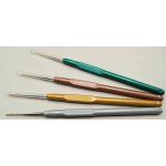 Ocelový háček na háčkování s plastovou rukojetí - velikosti 0,7 - 1,25 0,85 – Hledejceny.cz