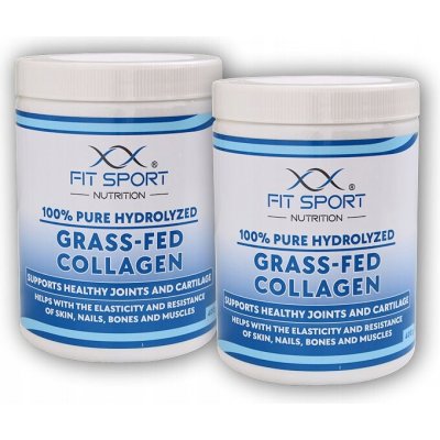 FitSport Nutrition 100% Pure Hydrolyzed Grass-Fed Collagen 400 g – Hledejceny.cz
