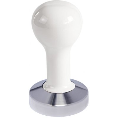 Buna Café Tamper kov bílý, nerez mat, plochý 58 mm – Hledejceny.cz