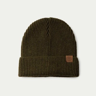 Pletená merino čepice Beyond Nordic Moss Green – Hledejceny.cz