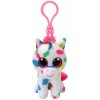 Plyšák TY Beanie Boos Clip 8 HARMONIE jednorožec s puntíky 5 cm