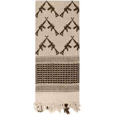 Šátek Rothco Shemagh Crossed Rifles tan – Sleviste.cz