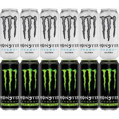 Monster Energy Sycený Energetický Nápoj Zero Sugar 500 ml – Zboží Dáma