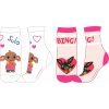 Králíček Bing 5234105 Dívčí ponožky bílá / růžová