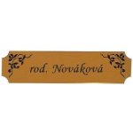 Jmenovka na dveře typ 4 – Zboží Dáma